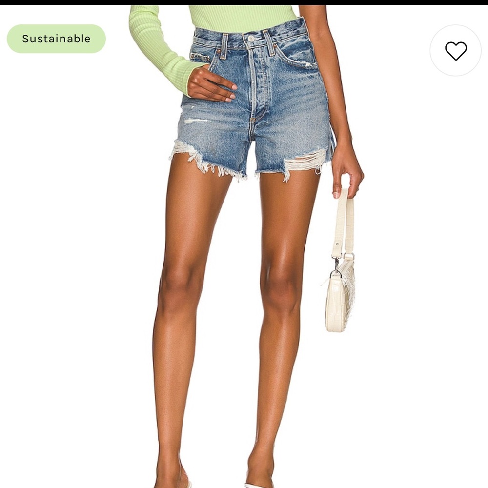 Agolde high waisted dee shorts